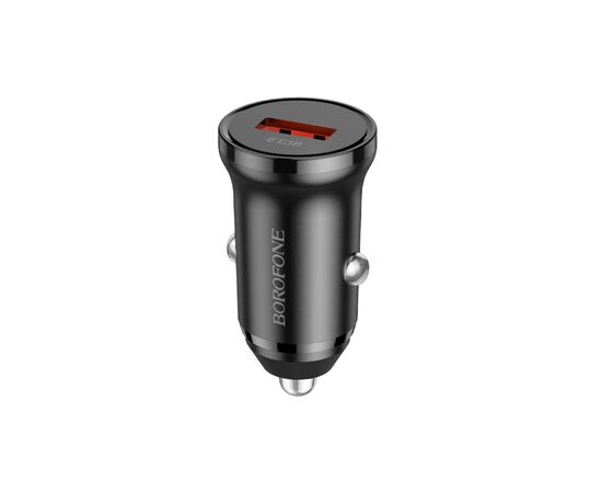 Зарядное устройство BOROFONE BZ18 single port QC3.0 car charger USB Black (BZ18B)