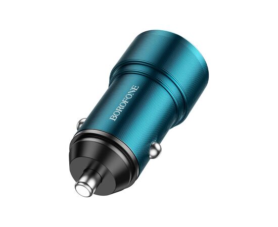 Зарядное устройство BOROFONE BZ19 2 USB Sapphire Blue (BZ19SU), изображение 2 Зарядное устройство BOROFONE BZ19 2 USB Sapphire Blue (BZ19SU), изображение 2