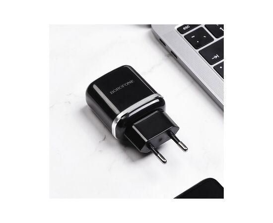 Зарядное устройство BOROFONE BA36A High Black (BA36AB), изображение 4 Зарядное устройство BOROFONE BA36A High Black (BA36AB), изображение 4