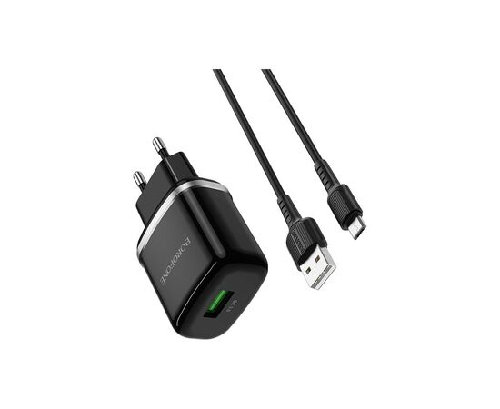 Зарядное устройство BOROFONE BA36A High Black (BA36AMB), изображение 3 Зарядное устройство BOROFONE BA36A High Black (BA36AMB), изображение 3