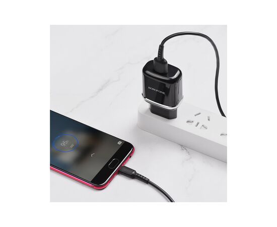 Зарядное устройство BOROFONE BA36A High Black (BA36AMB), изображение 8 Зарядное устройство BOROFONE BA36A High Black (BA36AMB), изображение 8