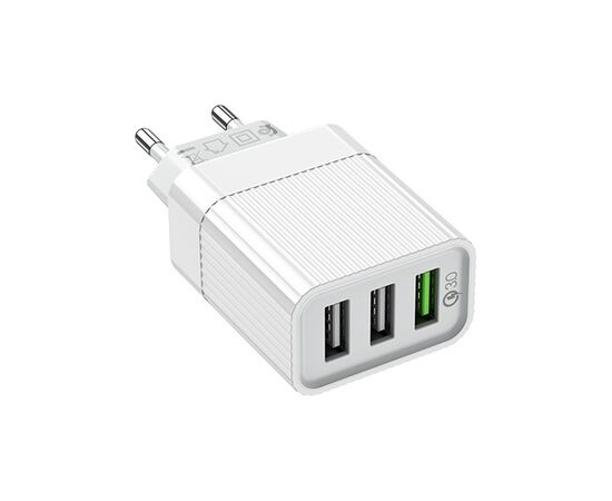 Зарядное устройство BOROFONE BA40A Speedway White (BA40AW), изображение 3 Зарядное устройство BOROFONE BA40A Speedway White (BA40AW), изображение 3