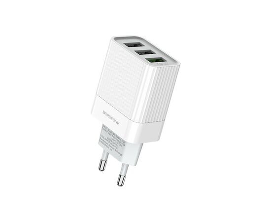 Зарядное устройство BOROFONE BA40A Speedway White (BA40AW)