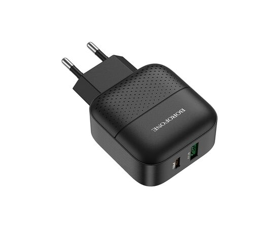 Зарядное устройство BOROFONE BA46A Premium Black (BA46AB), изображение 3 Зарядное устройство BOROFONE BA46A Premium Black (BA46AB), изображение 3