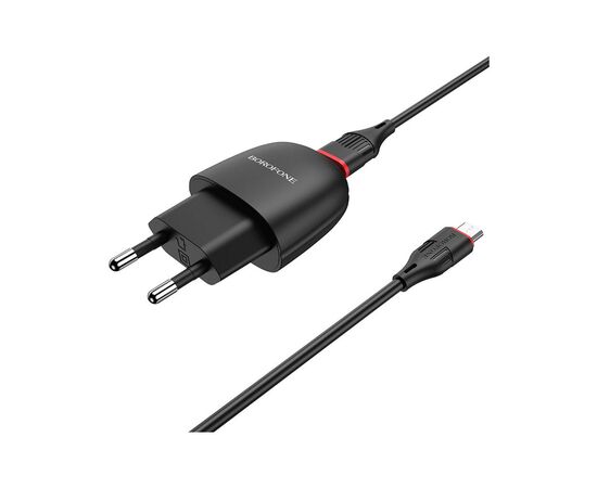 Зарядное устройство BOROFONE BA49A Black (BA49AMB), изображение 2 Зарядное устройство BOROFONE BA49A Black (BA49AMB), изображение 2
