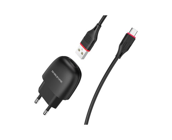 Зарядное устройство BOROFONE BA49A Black (BA49AMB), изображение 3 Зарядное устройство BOROFONE BA49A Black (BA49AMB), изображение 3