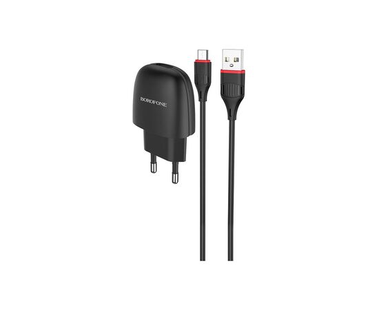Зарядное устройство BOROFONE BA49A Black (BA49AMB), изображение 4 Зарядное устройство BOROFONE BA49A Black (BA49AMB), изображение 4