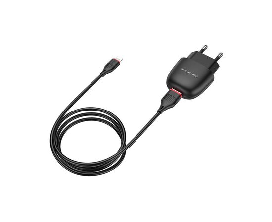 Зарядное устройство BOROFONE BA49A Black (BA49ALB)