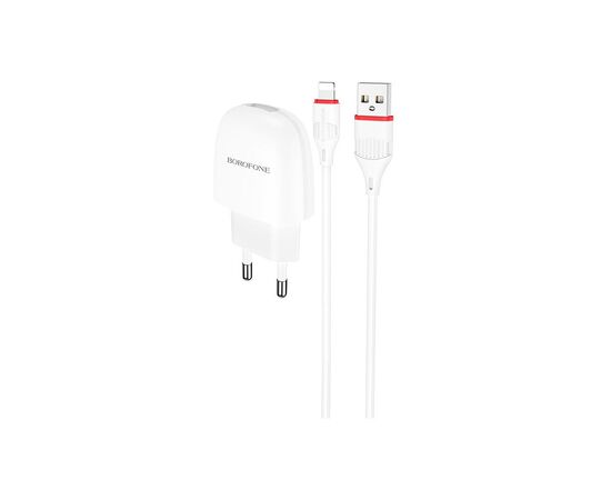 Зарядное устройство BOROFONE BA49A White (BA49ALW), изображение 2 Зарядное устройство BOROFONE BA49A White (BA49ALW), изображение 2