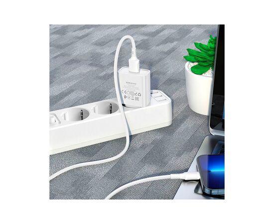 Зарядное устройство BOROFONE BA74A White (BA74AW), изображение 6 Зарядное устройство BOROFONE BA74A White (BA74AW), изображение 6