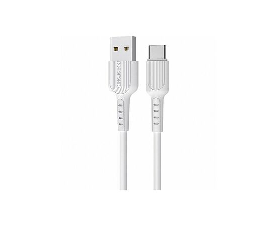 Дата кабель USB 2.0 AM to Type-C 1.0m BX16 Easy 2A White BOROFONE (BX16CW)