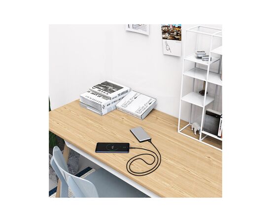 Дата кабель USB 2.0 AM to Type-C 1.0m BX30 Silicone 3A Black BOROFONE (BX30CB), изображение 4 Дата кабель USB 2.0 AM to Type-C 1.0m BX30 Silicone 3A Black BOROFONE (BX30CB), изображение 4
