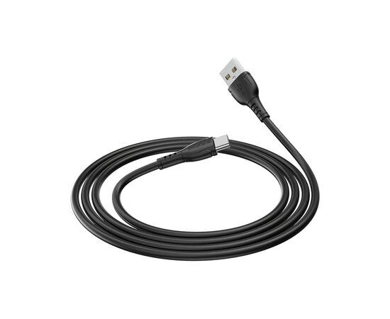 Дата кабель USB 2.0 AM to Type-C 1.0m BX51 Triumph 3A Black BOROFONE (BX51CB), изображение 2 Дата кабель USB 2.0 AM to Type-C 1.0m BX51 Triumph 3A Black BOROFONE (BX51CB), изображение 2