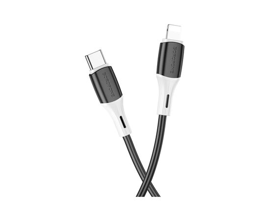 Дата кабель USB-C to Lightning 1.0m BX79 3A BOROFONE (BX79PDLB), изображение 2 Дата кабель USB-C to Lightning 1.0m BX79 3A BOROFONE (BX79PDLB), изображение 2