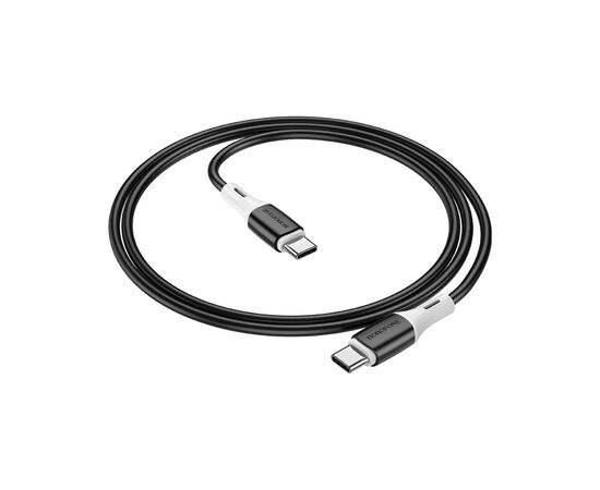 Дата кабель USB-C to USB-C 1.0m BX79 3A Black BOROFONE (BX79CCB), изображение 2 Дата кабель USB-C to USB-C 1.0m BX79 3A Black BOROFONE (BX79CCB), изображение 2