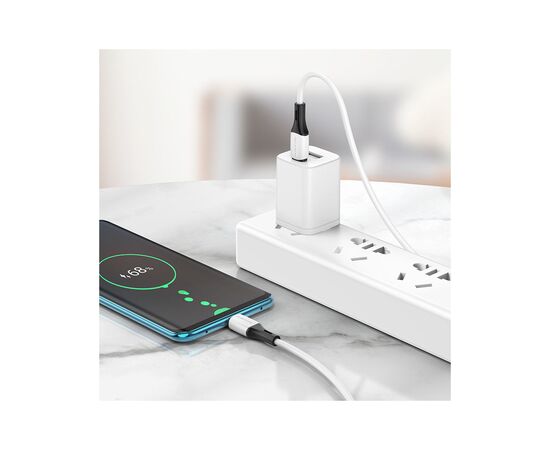 Дата кабель USB-C to USB-C 1.0m BX79 3A White BOROFONE (BX79CCW), изображение 4 Дата кабель USB-C to USB-C 1.0m BX79 3A White BOROFONE (BX79CCW), изображение 4