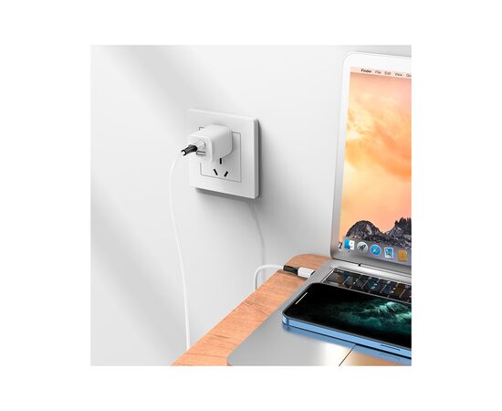 Дата кабель USB-C to USB-C 1.0m BX79 3A White BOROFONE (BX79CCW), изображение 5 Дата кабель USB-C to USB-C 1.0m BX79 3A White BOROFONE (BX79CCW), изображение 5