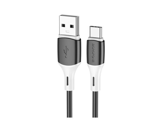 Дата кабель USB 2.0 AM to Type-C 1.0m BX79 3A Black BOROFONE (BX79CB)