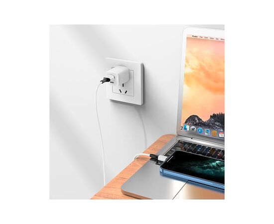 Дата кабель USB 2.0 AM to Lightning 1.0m 3A White BOROFONE (BX79LW), изображение 4 Дата кабель USB 2.0 AM to Lightning 1.0m 3A White BOROFONE (BX79LW), изображение 4