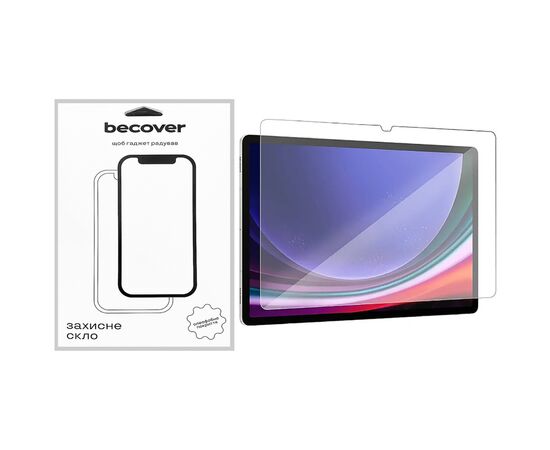 Стекло защитное BeCover Samsung Galaxy Tab S9 FE (SM-X510/SM-X516B) 10.9" (710046)