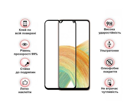 Стекло защитное BeCover ZTE Blade A33Plus Black (710173), изображение 3 Стекло защитное BeCover ZTE Blade A33Plus Black (710173), изображение 3