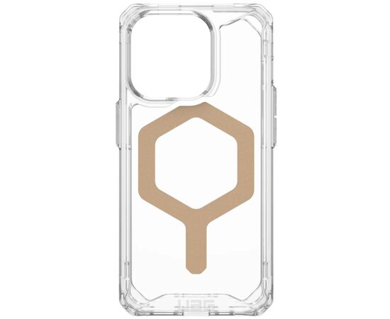 Чехол для мобильного телефона UAG Apple Iphone 15 Pro Plyo Magsafe, Ice/Gold (114286114381), изображение 4 Чехол для мобильного телефона UAG Apple Iphone 15 Pro Plyo Magsafe, Ice/Gold (114286114381), изображение 4