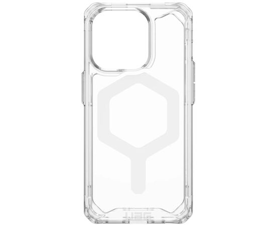 Чохол до мобільного телефона UAG Apple Iphone 15 Pro Plyo Magsafe, Ice/White (114286114341), зображення 4 Чохол до мобільного телефона UAG Apple Iphone 15 Pro Plyo Magsafe, Ice/White (114286114341), зображення 4