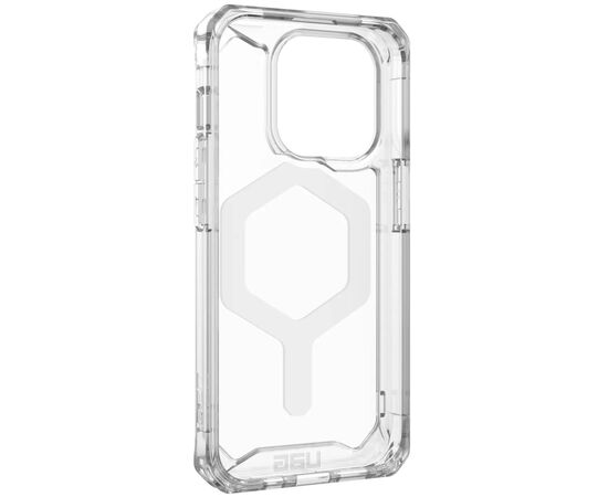 Чохол до мобільного телефона UAG Apple Iphone 15 Pro Plyo Magsafe, Ice/White (114286114341), зображення 5 Чохол до мобільного телефона UAG Apple Iphone 15 Pro Plyo Magsafe, Ice/White (114286114341), зображення 5