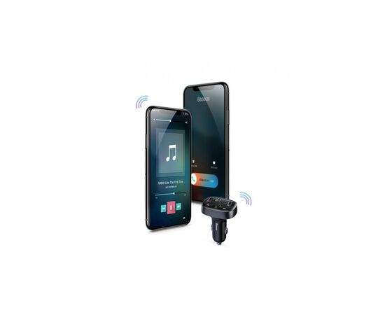 FM модулятор Baseus T typed Bluetooth MP3 Tarnish (CCALL-TM01), изображение 10 FM модулятор Baseus T typed Bluetooth MP3 Tarnish (CCALL-TM01), изображение 10