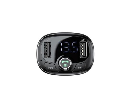 FM модулятор Baseus T typed Bluetooth MP3 Tarnish (CCALL-TM01), изображение 4 FM модулятор Baseus T typed Bluetooth MP3 Tarnish (CCALL-TM01), изображение 4
