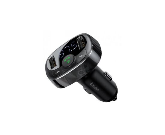 FM модулятор Baseus T typed Bluetooth MP3 Tarnish (CCALL-TM01), изображение 5 FM модулятор Baseus T typed Bluetooth MP3 Tarnish (CCALL-TM01), изображение 5