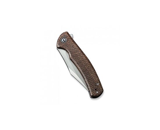 Нож Civivi Sinisys Stonewash Brown Micarta (C20039-2), изображение 4 Нож Civivi Sinisys Stonewash Brown Micarta (C20039-2), изображение 4