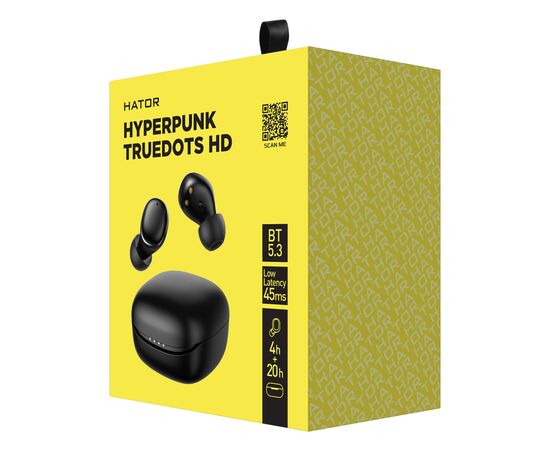 Наушники Hator Hyреrpunk Truedots HD Black (HTA-411), изображение 4 Наушники Hator Hyреrpunk Truedots HD Black (HTA-411), изображение 4