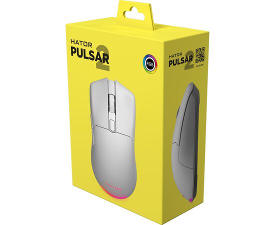 Мышка Hator Pulsar 2 USB White (HTM-511), изображение 6 Мышка Hator Pulsar 2 USB White (HTM-511), изображение 6