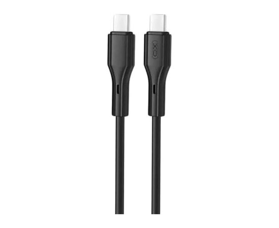 Дата кабель USB-C to USB-C 1.0m NB-Q231B 60W Black XO (NB-Q231B-BK)
