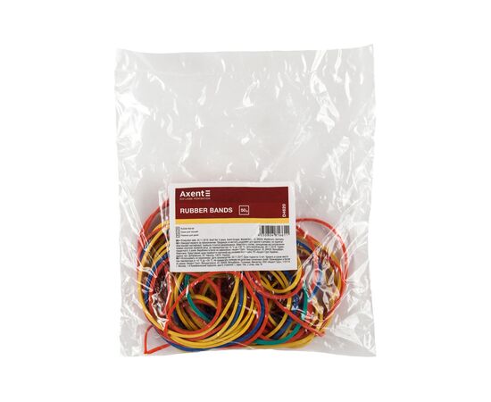 Резинки для грошей Delta by Axent assorted colors, 50г (D4620)