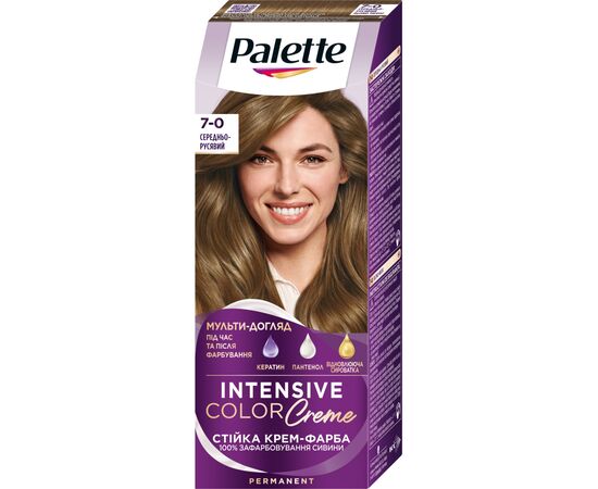 Краска для волос Palette 7-0 Средне-русый 110 мл (3838905551603)