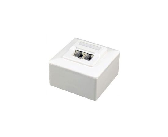 Компьютерная розетка Cablexpert RJ45x2 FTP, cat.6 (MWS-2S6-01)