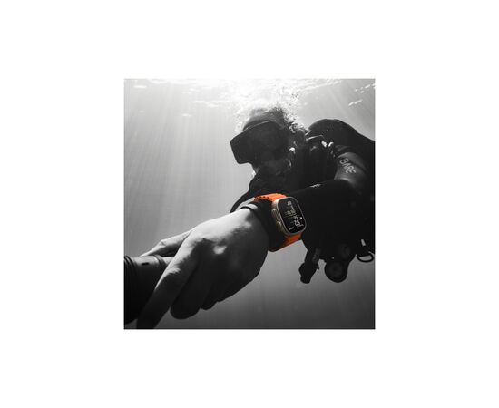 Смарт-часы Apple Watch Ultra 2 GPS + Cellular, 49mm Titanium Case with Olive Alpine Loop - Large (MRF03UL/A), изображение 6 Смарт-часы Apple Watch Ultra 2 GPS + Cellular, 49mm Titanium Case with Olive Alpine Loop - Large (MRF03UL/A), изображение 6