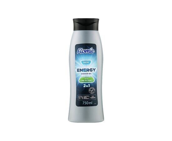 Гель для душа Flomie Men Energy 2 в 1 Лайм 750 мл (5900948247527)