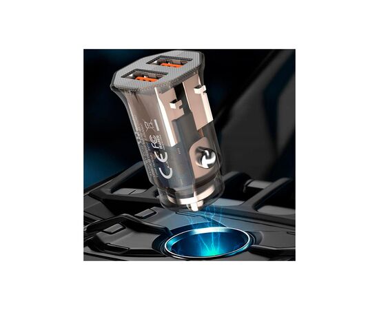 Зарядное устройство XO CC49 2USB 2.4A (Black/Brown) (XO-CC49), изображение 3 Зарядное устройство XO CC49 2USB 2.4A (Black/Brown) (XO-CC49), изображение 3