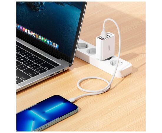 Зарядное устройство XO L100 4USB (1USB QC3.0 + 3USB 2.4A) 18W White (XO-L100), изображение 6 Зарядное устройство XO L100 4USB (1USB QC3.0 + 3USB 2.4A) 18W White (XO-L100), изображение 6