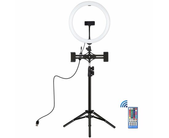 Набір блогера Puluz Ring USB LED lamp PKT3068B 11.8" + tripod 1.1 м (PKT3068B)