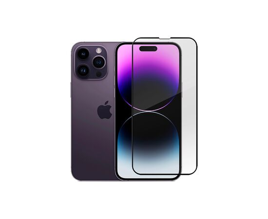 Стекло защитное BeCover Apple iPhone 14 Pro Black (707968), изображение 2 Стекло защитное BeCover Apple iPhone 14 Pro Black (707968), изображение 2