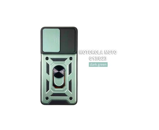 Чохол до мобільного телефона BeCover Military Motorola Moto G13/G23 Dark Green (709099)