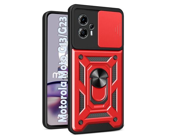 Чохол до мобільного телефона BeCover Military Motorola Moto G13/G23 Red (709100)