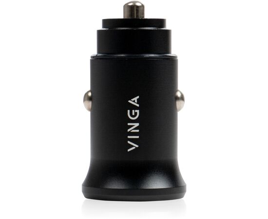Зарядное устройство Vinga 40W PD 2xUSB-C (20W+20W) Car Charger (VCPCCCC40), изображение 2 Зарядное устройство Vinga 40W PD 2xUSB-C (20W+20W) Car Charger (VCPCCCC40), изображение 2