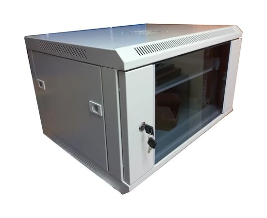 Шкаф настенный Hypernet 9U 19" 600x350 (WMNC-35-9U-FLAT-AC)