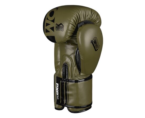 Боксерские перчатки Phantom APEX Army Green 16oz (PHBG2400-16), изображение 3 Боксерские перчатки Phantom APEX Army Green 16oz (PHBG2400-16), изображение 3