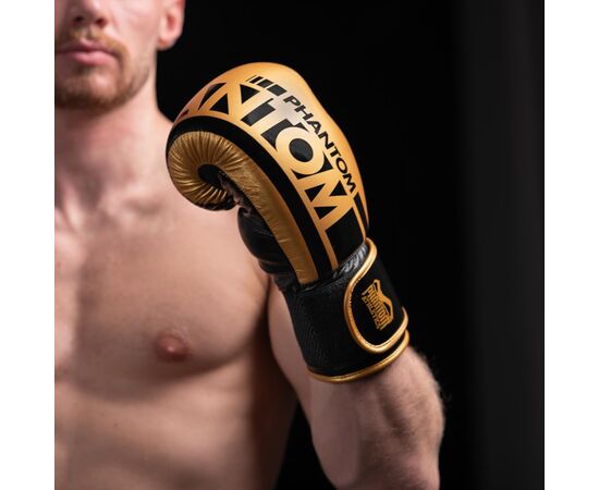 Боксерские перчатки Phantom APEX Elastic Gold 16oz (PHBG2215-16), изображение 5 Боксерские перчатки Phantom APEX Elastic Gold 16oz (PHBG2215-16), изображение 5